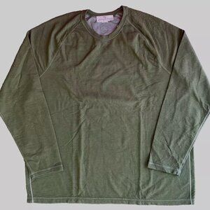 Tommy Bahama Palm Verde Reversible Flip The Wave Crew LS Sweatshirt